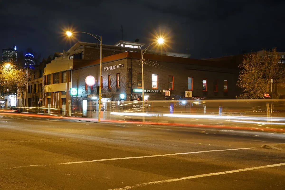 Bev & Mick's McMahon's Hotel backpacker hostel in West Melbourne, VIC