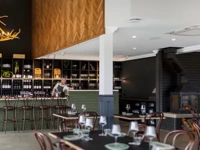 Heywood at Nick O'Leary winery in ACT