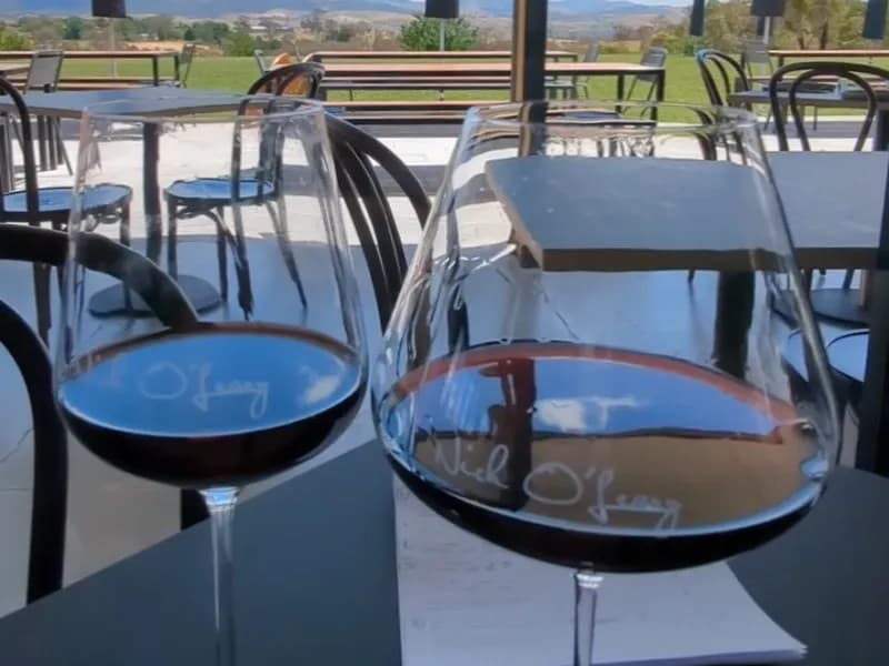 Heywood at Nick O'Leary winery in ACT