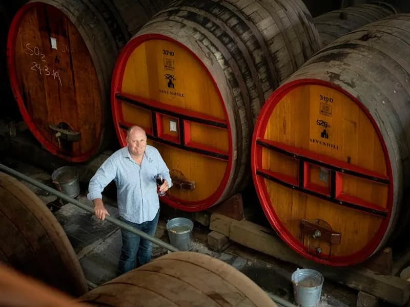 Sevenhill Cellars winery in Sevenhill, SA