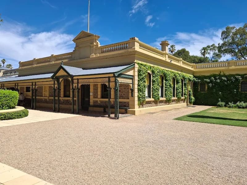 Seppeltsfield winery in Seppeltsfield, SA