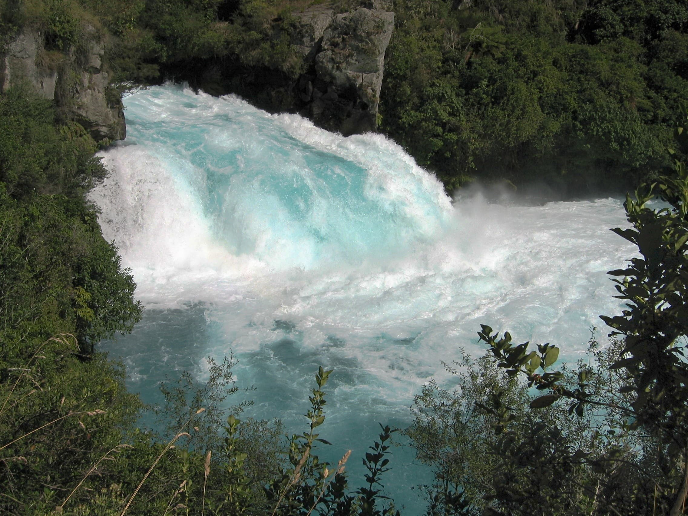 Huka Falls — waterfall in Taupo, waikato, New Zealand