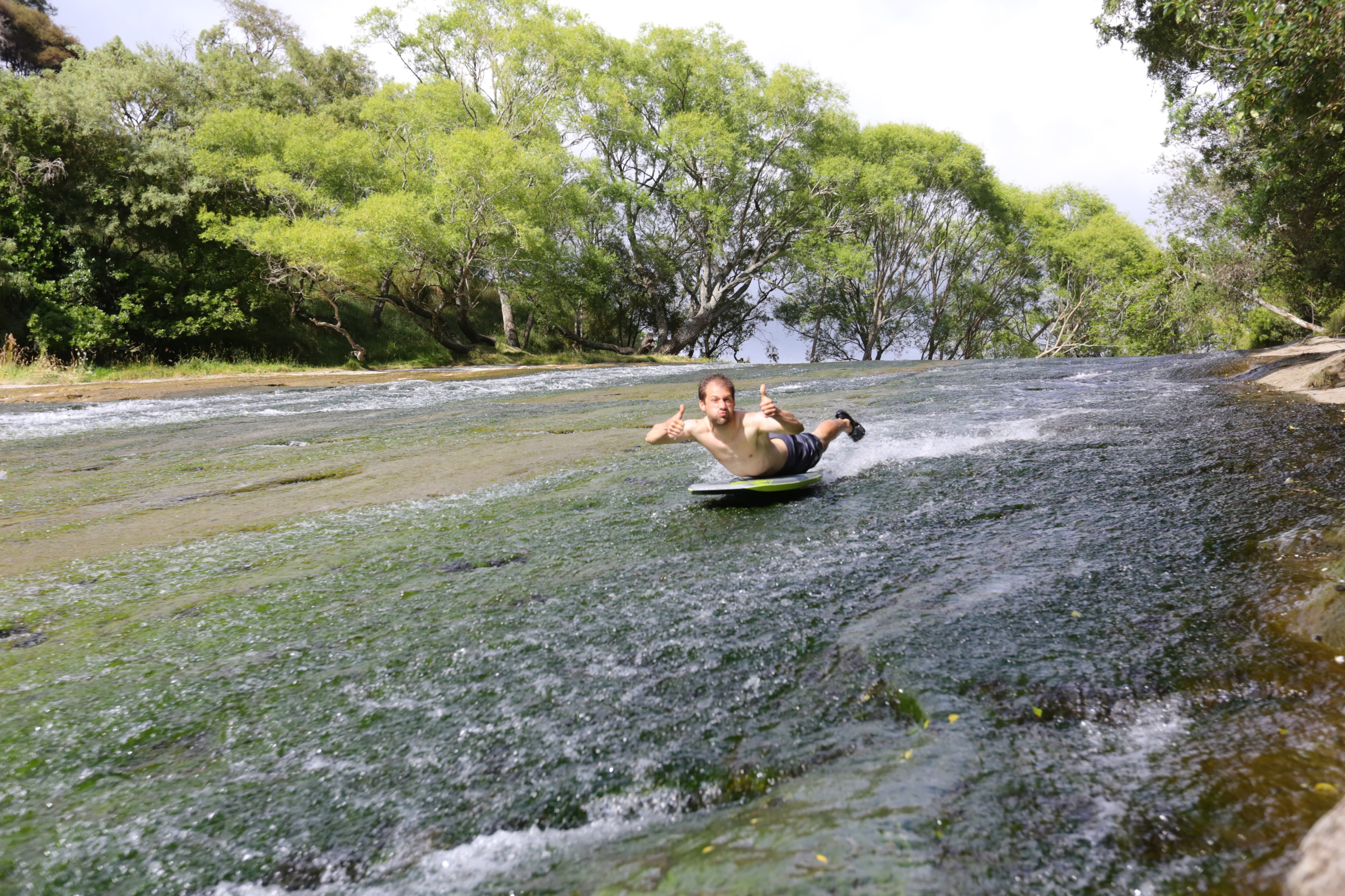 Rere Falls and Rere Rockslide in Gisborne, gisborne, New Zealand